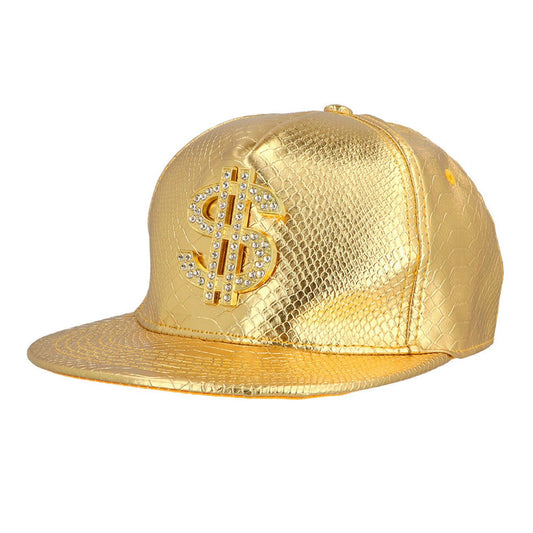 Cappello dorato dollaro