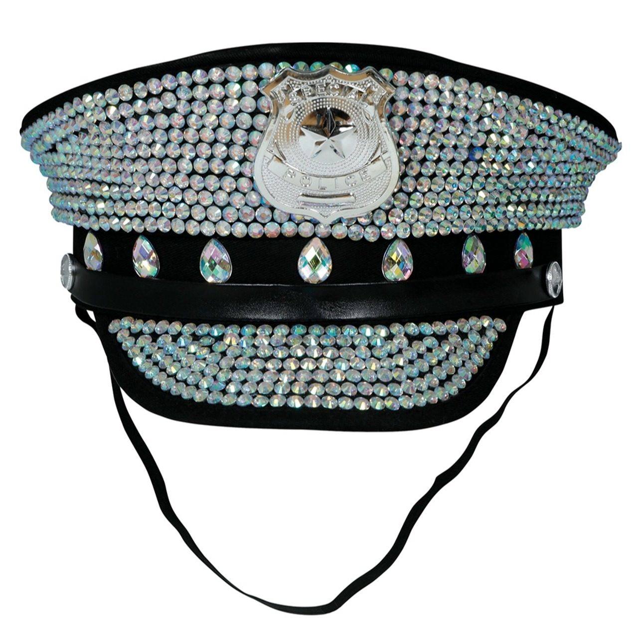 Cappello da Poliziotto con strass