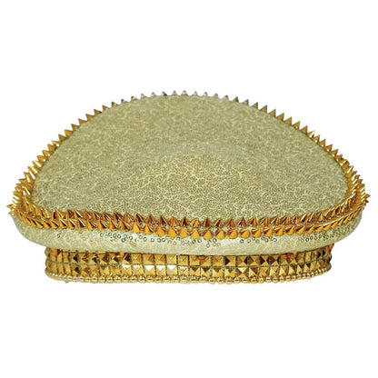 Cappello da Poliziotto Dorato con Strass