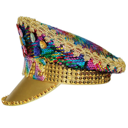 Cappello da Poliziotto Love con Strass