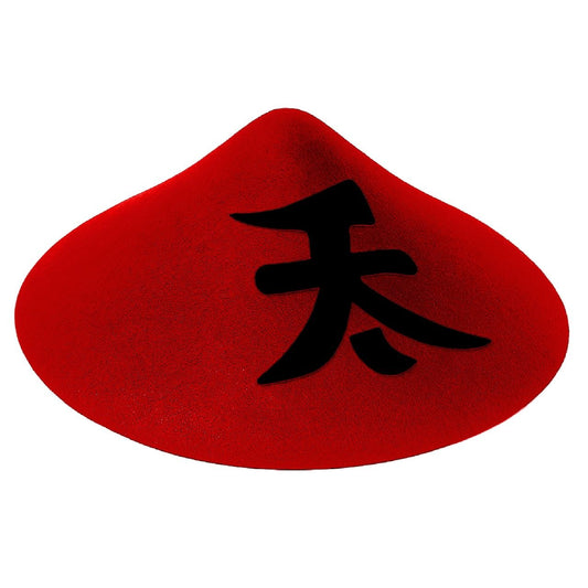 Cappello Cinese Tradizionale Rosso
