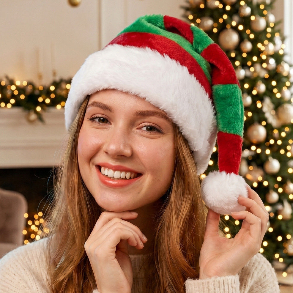 Cappello da Elfo a Righe Deluxe