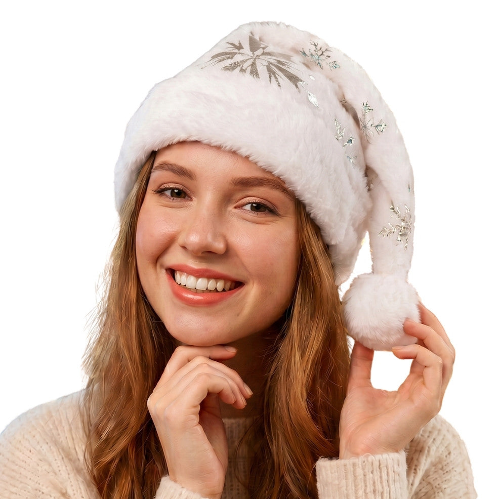 Cappello di Natale Fiocchi di Neve