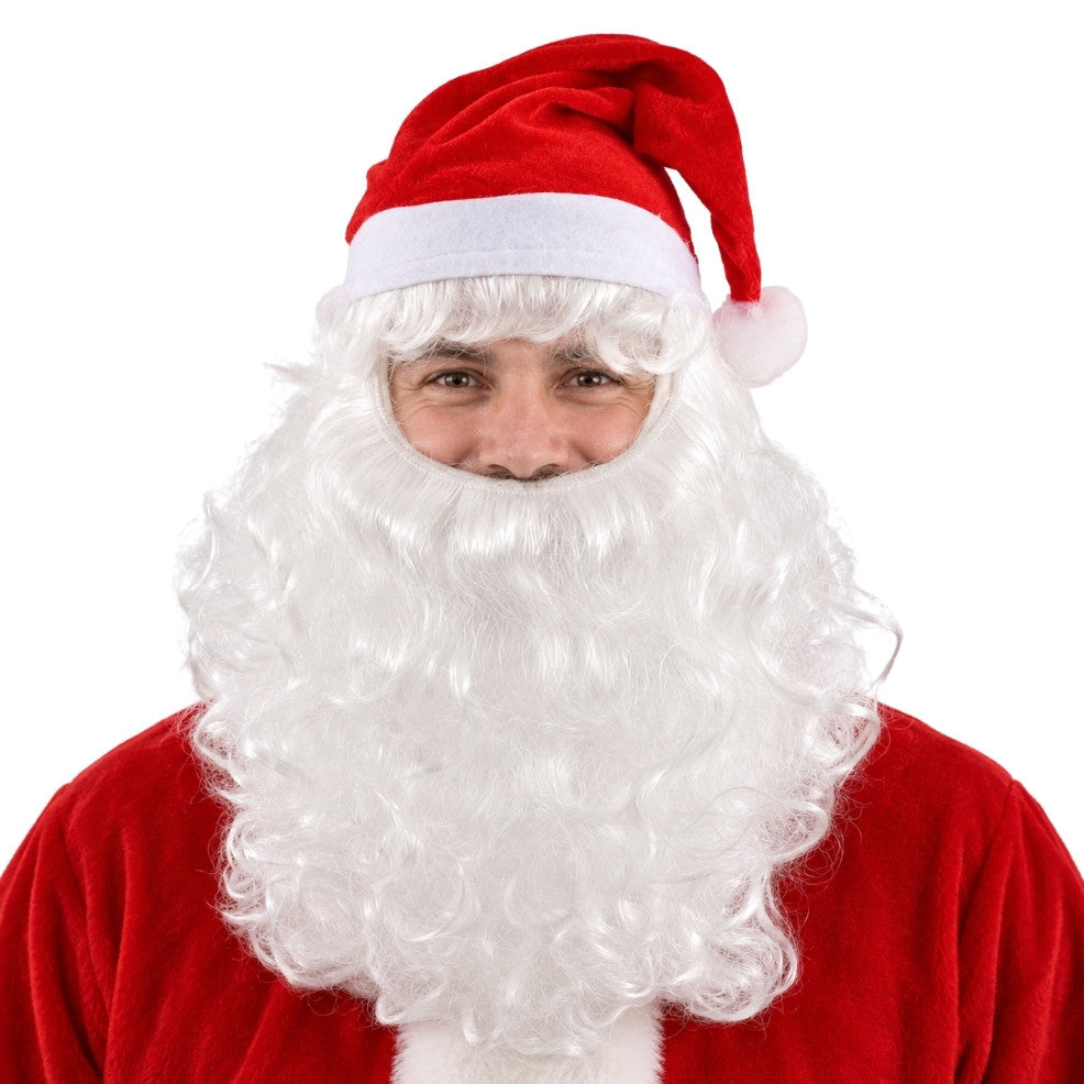 Cappello di Babbo Natale con Barba
