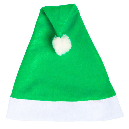 Cappello da Babbo Natale verde