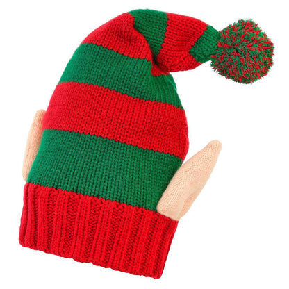 Cappello a Maglia da Elfo con Orecchie