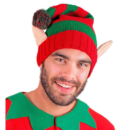 Cappello a Maglia da Elfo con Orecchie