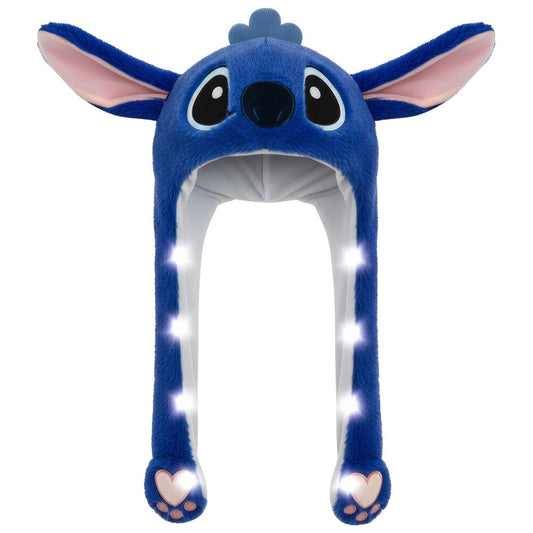Cappello di Stitch Blu con Orecchie Mobili e luce 