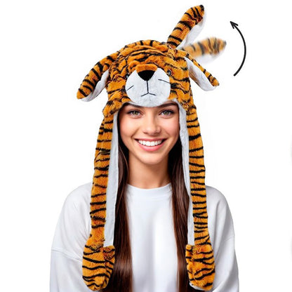 Cappello da Tigre con Orecchie mobili e luce