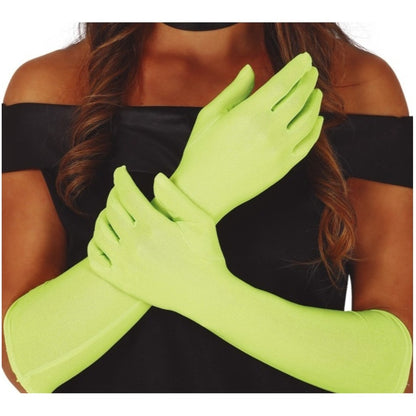 Guanti Lunghi Verde Chiaro