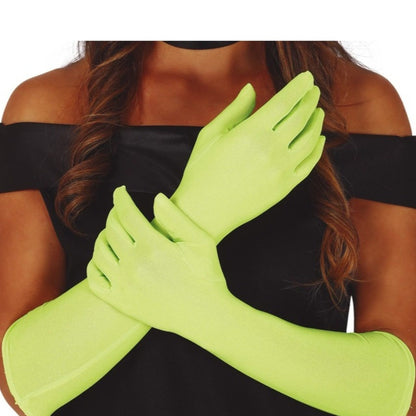 Guanti Lunghi Verde Chiaro
