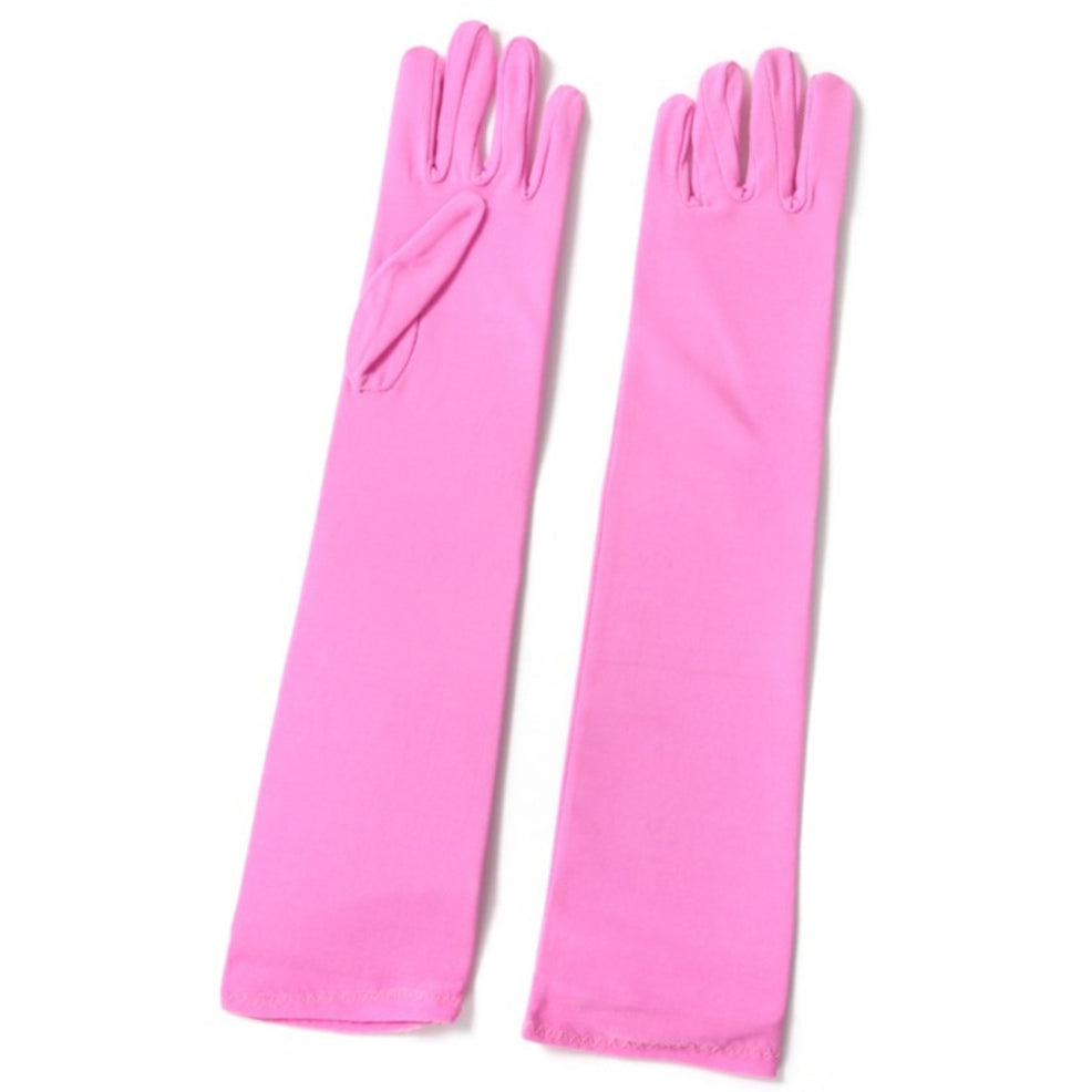Guanti Lunghi Rosa Eco
