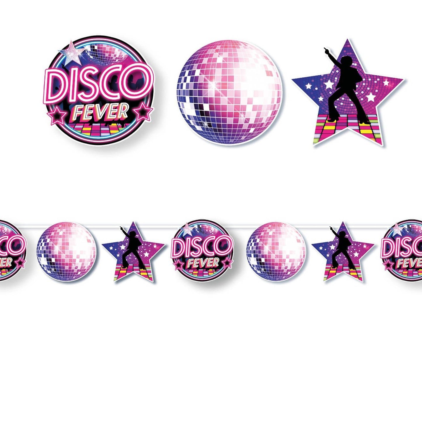 Festone Disco Star