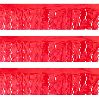 Festone con Frange Rosse