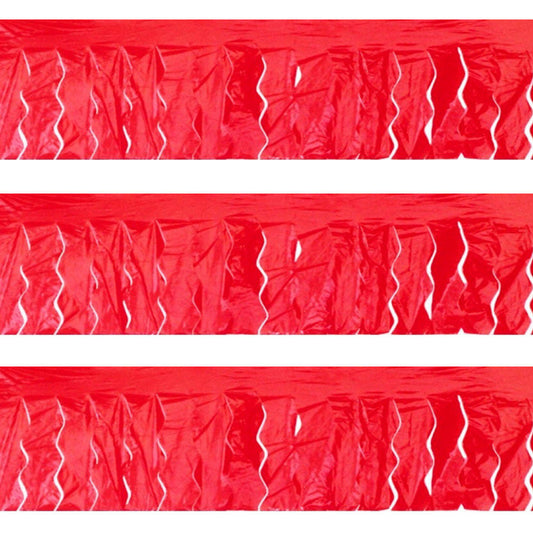 Festone con Frange Rosse