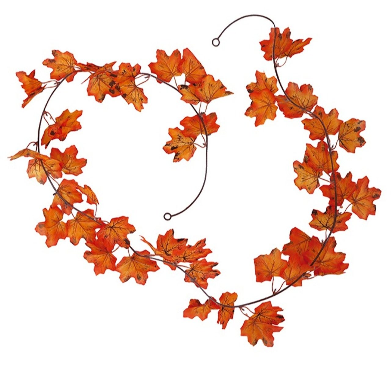 Ghirlanda di Foglie Arancioni Autunno