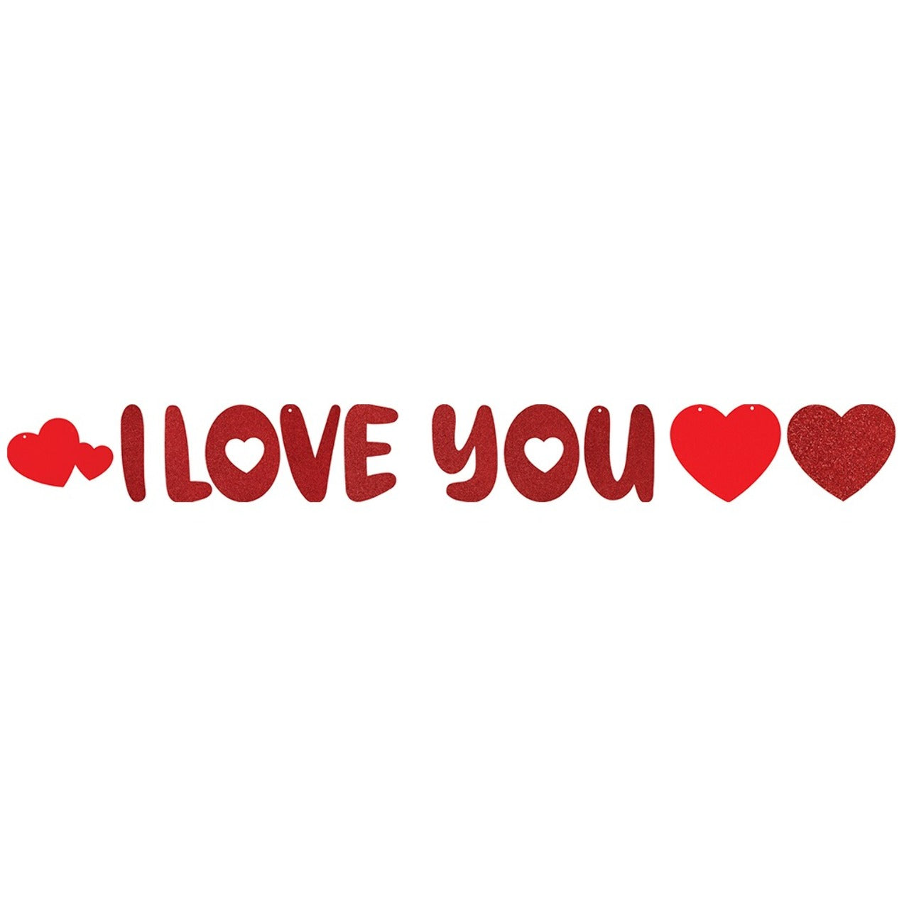 Festone di San Valentino "I Love You"