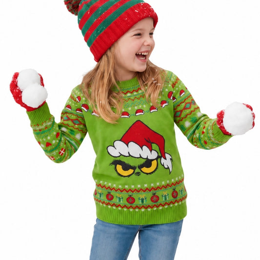 Maglione di Natale Grinch per bambini
