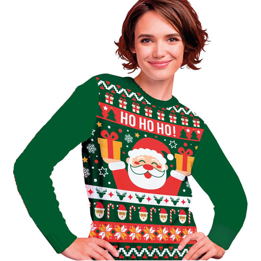 Maglione natalizio di Babbo Natale da donna