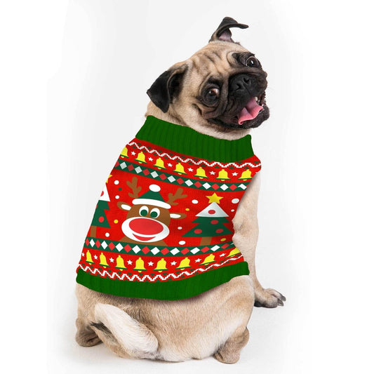 Maglione di Natale con Renna per animali domestici
