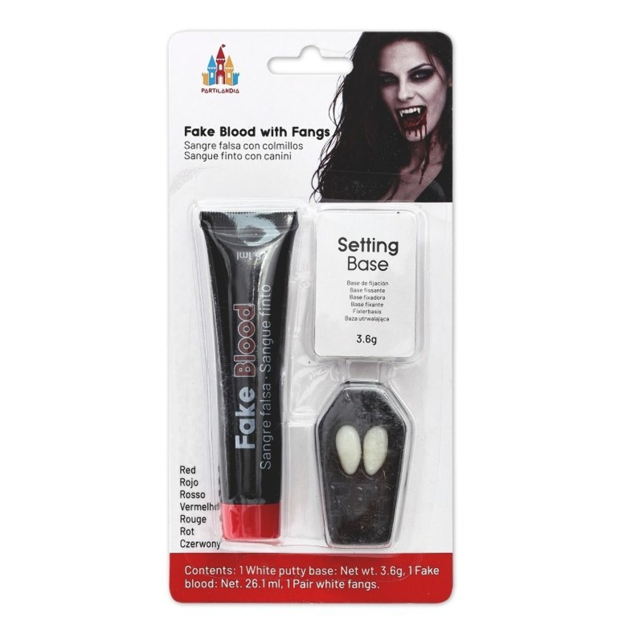Kit di Zanne e Sangue Rosso