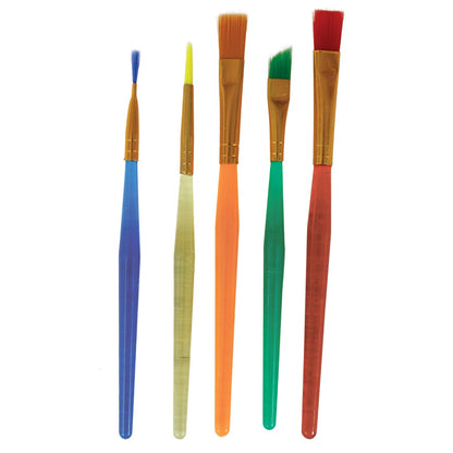 Kit trucco: 5 pennelli, spatola e tavolozza