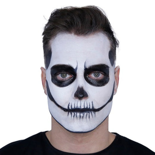 Kit Trucco Scheletro Bianco e Nero 