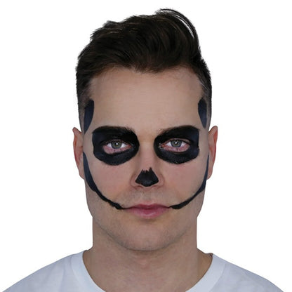 Kit Trucco Scheletro Bianco e Nero 
