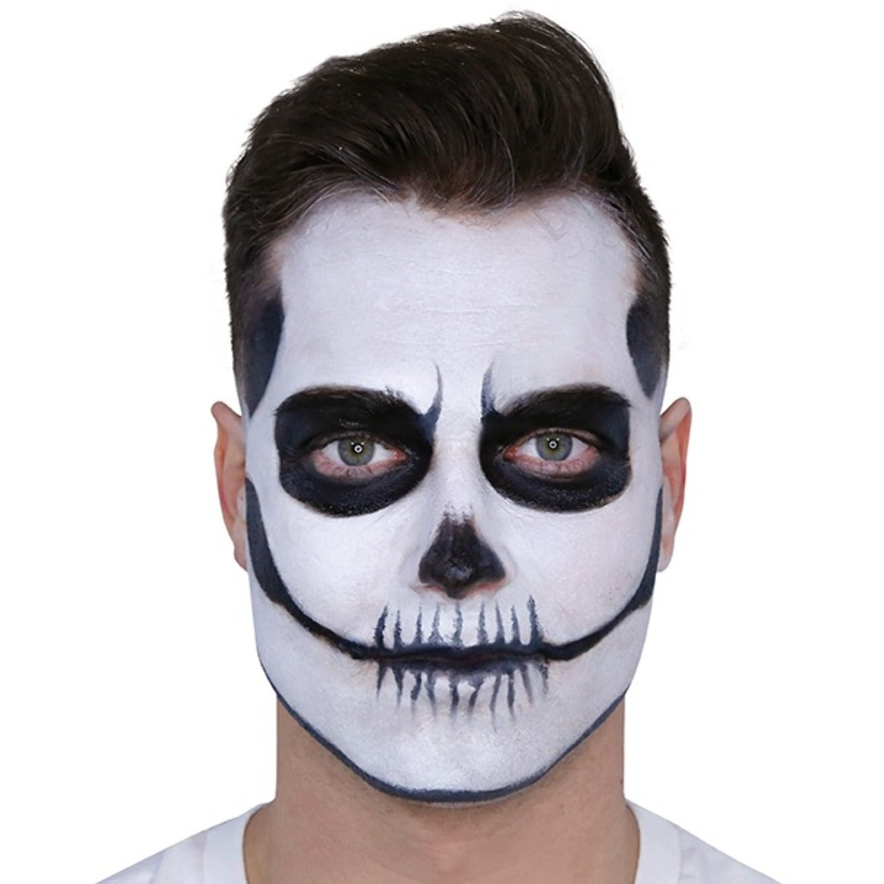 Kit Trucco Scheletro Bianco e Nero 