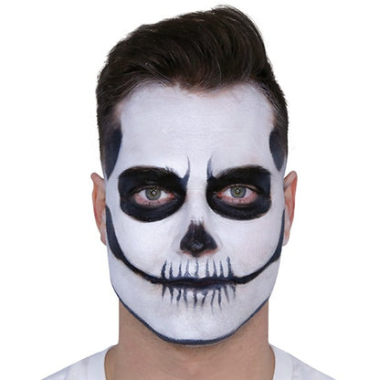 Kit Trucco Scheletro Bianco e Nero 