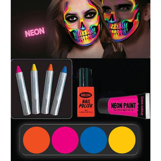 Kit trucco fluorescente