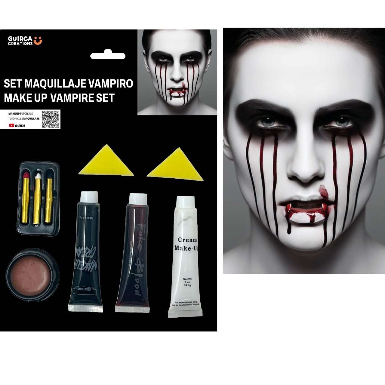 Kit Trucco da Vampiro Sanguinario