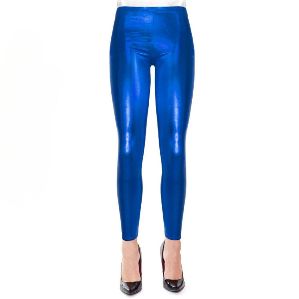 Leggings Blu Metallizzato per adulti