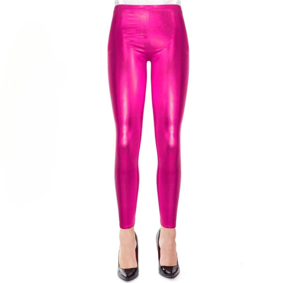Leggings Fucsia Metalizzato per adulti