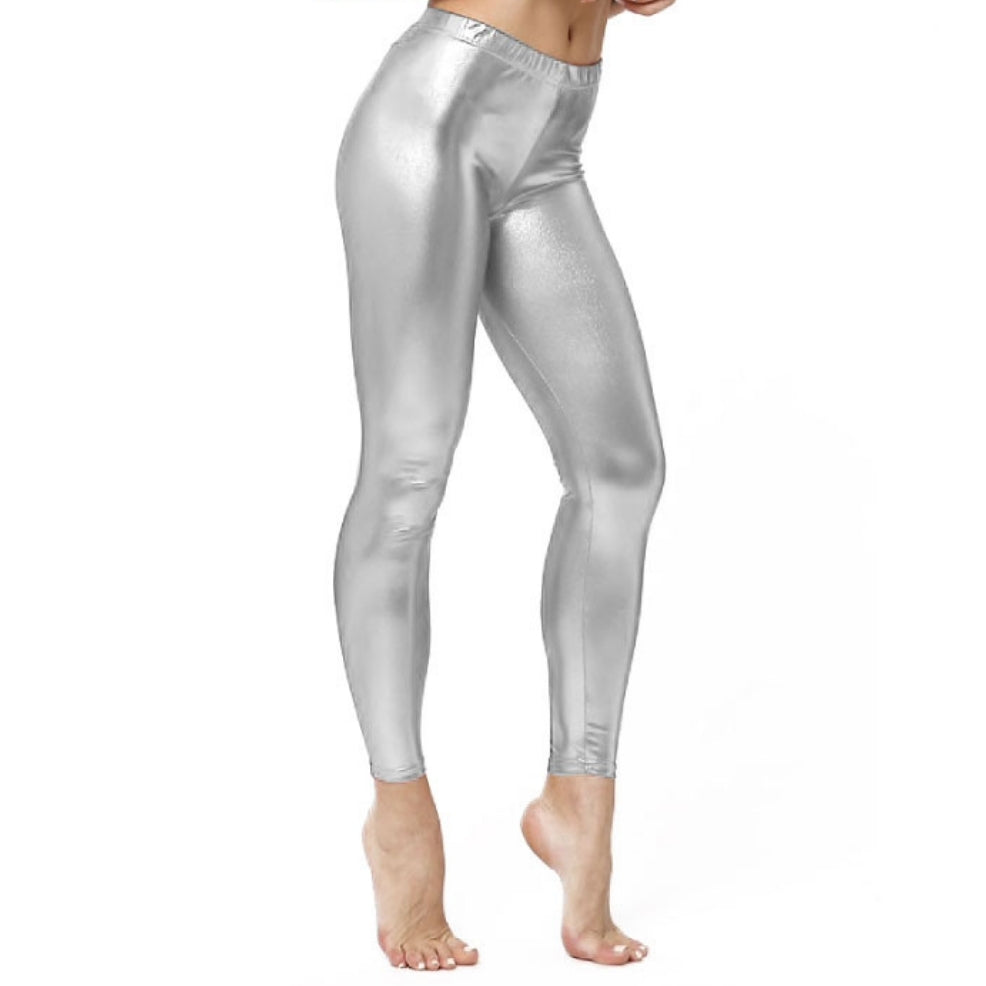Leggings Argentato Metallizzato per adulti
