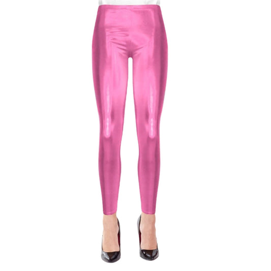Leggings Rosa Metallizzato per adulti