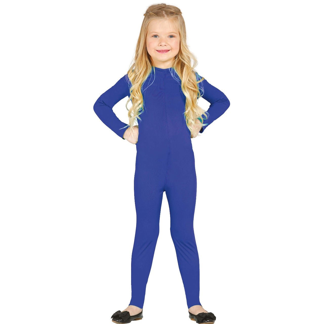 Body intero blu basic per bambini