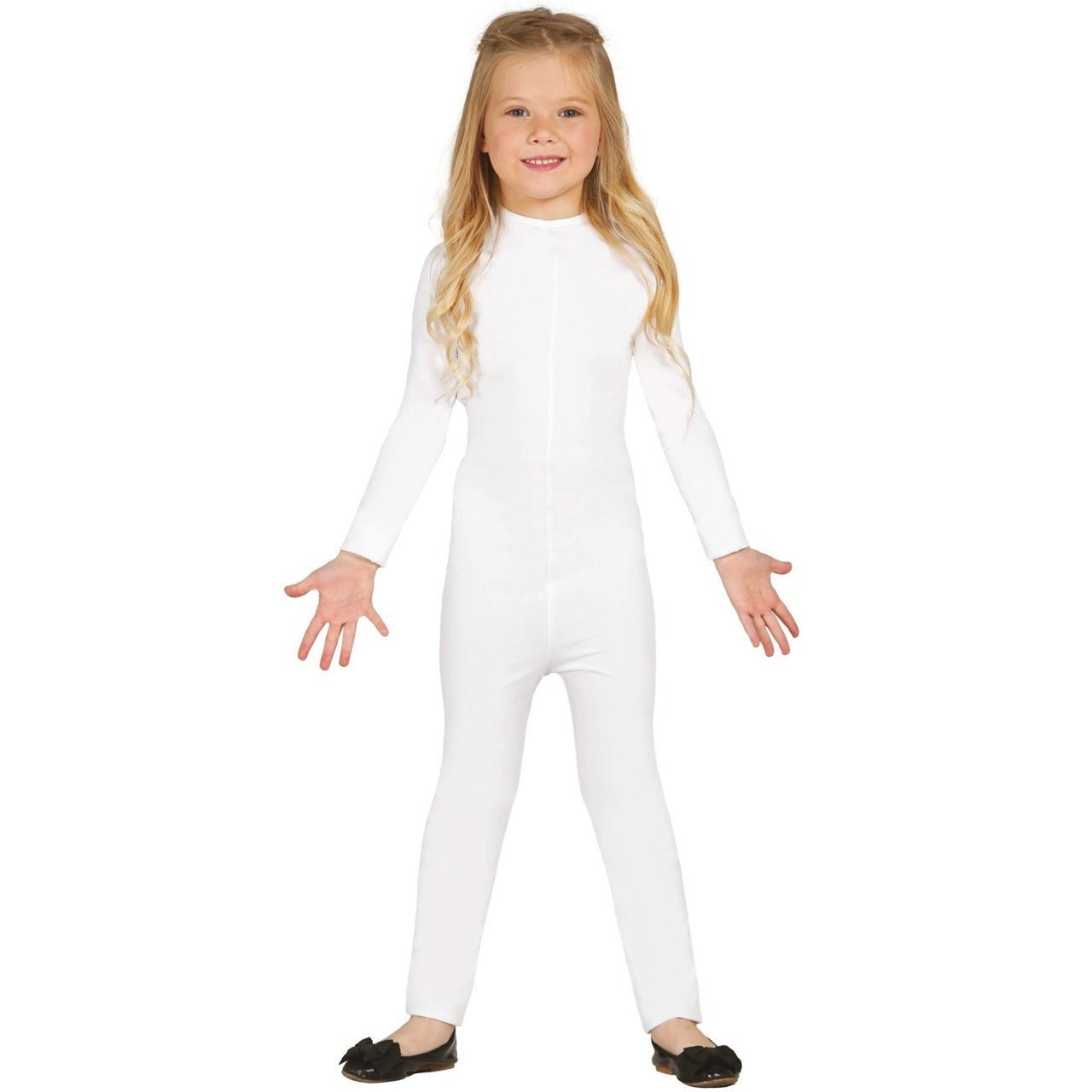 Body intero bianco basico per bambini