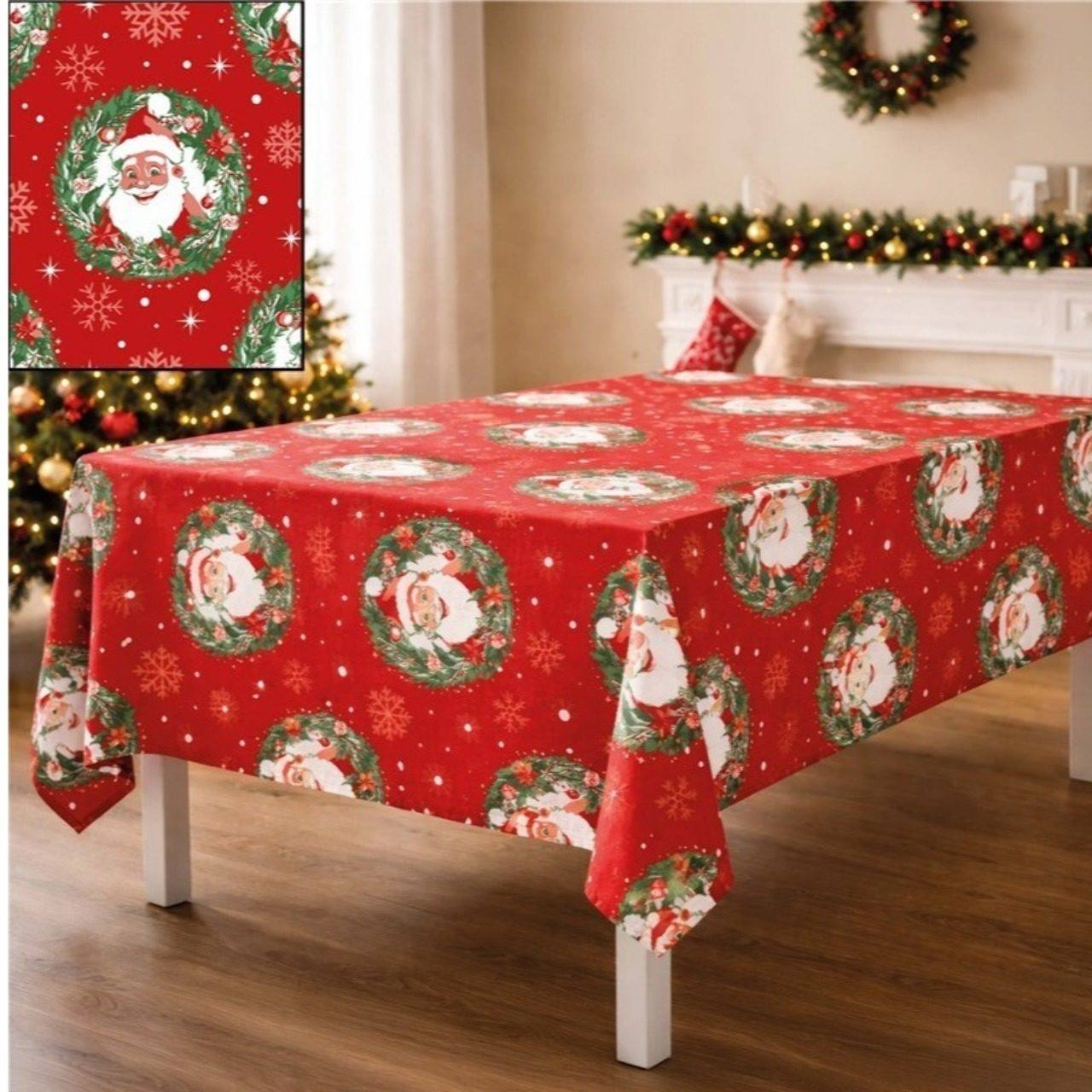 Tovaglia di Babbo Natale Natalizia