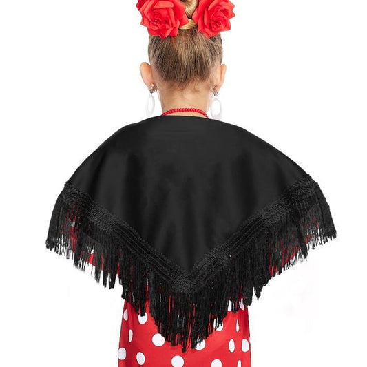 Scialle nero per bambina