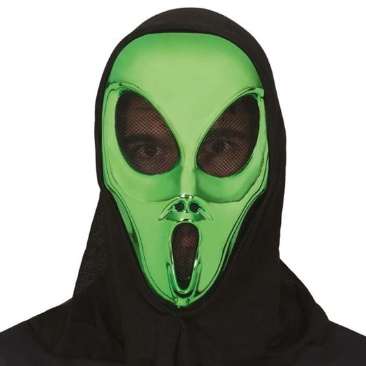 Maschera da Alien con cappuccio