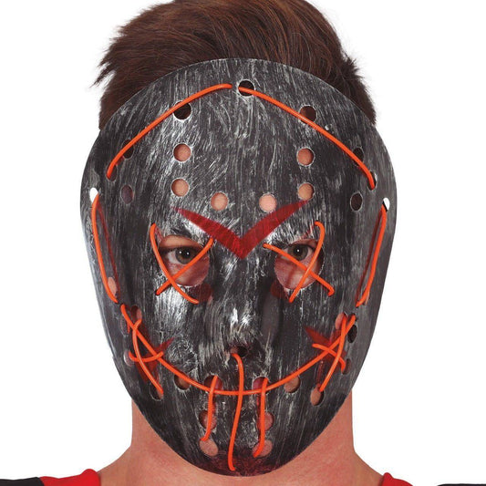 Maschera da Assassino Jason con Luce