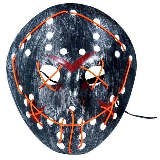 Maschera da Assassino Jason con Luce