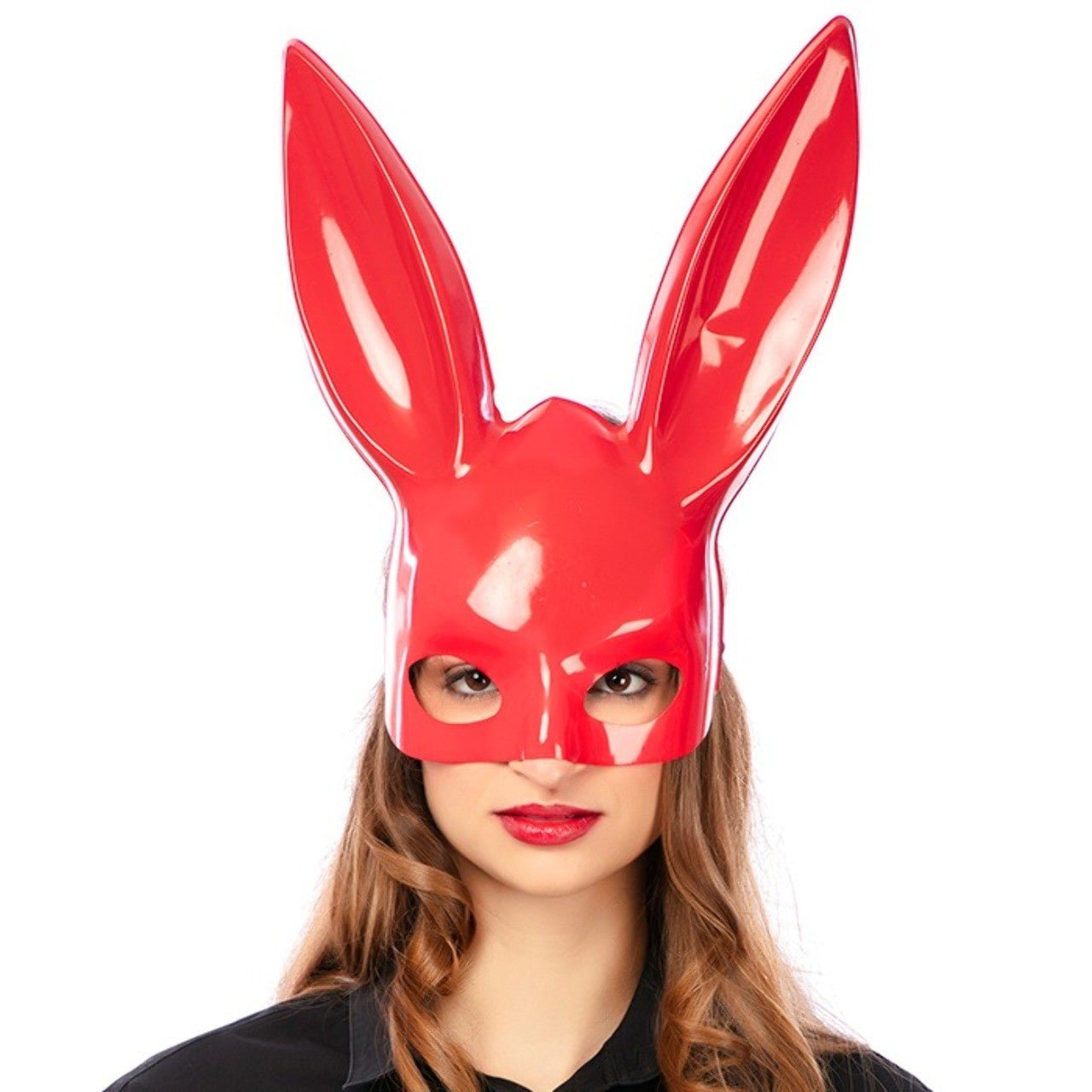 Maschera da coniglietto rosso