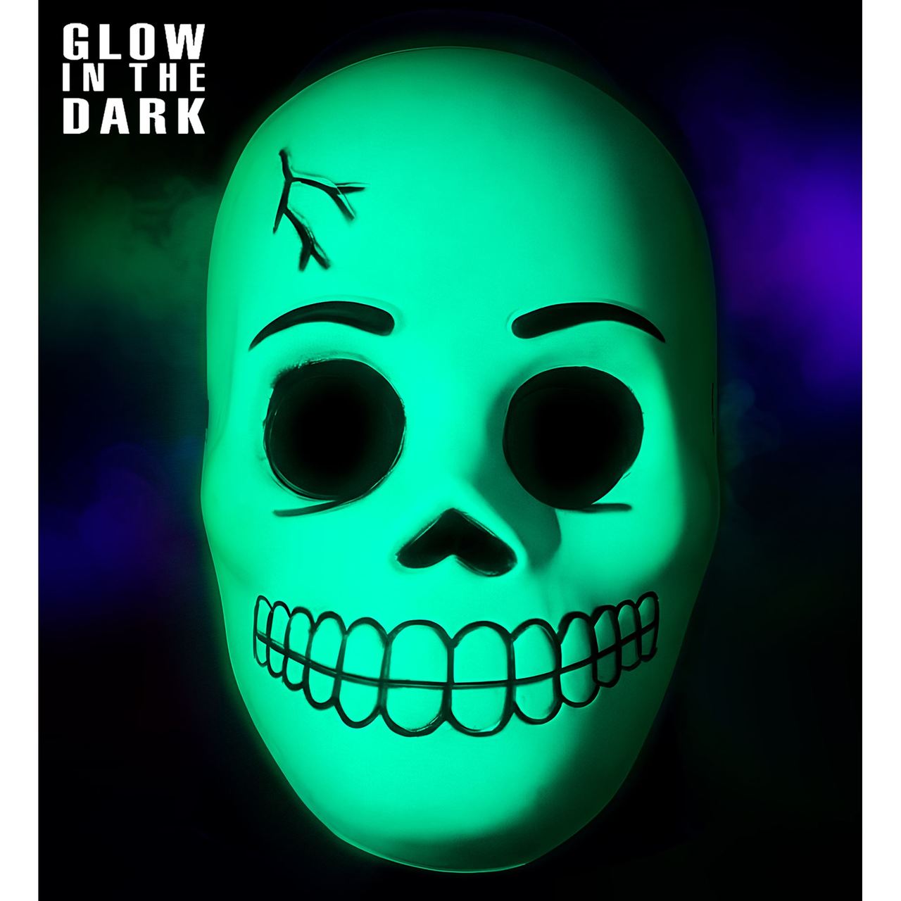 Maschera da Scheletro Glow