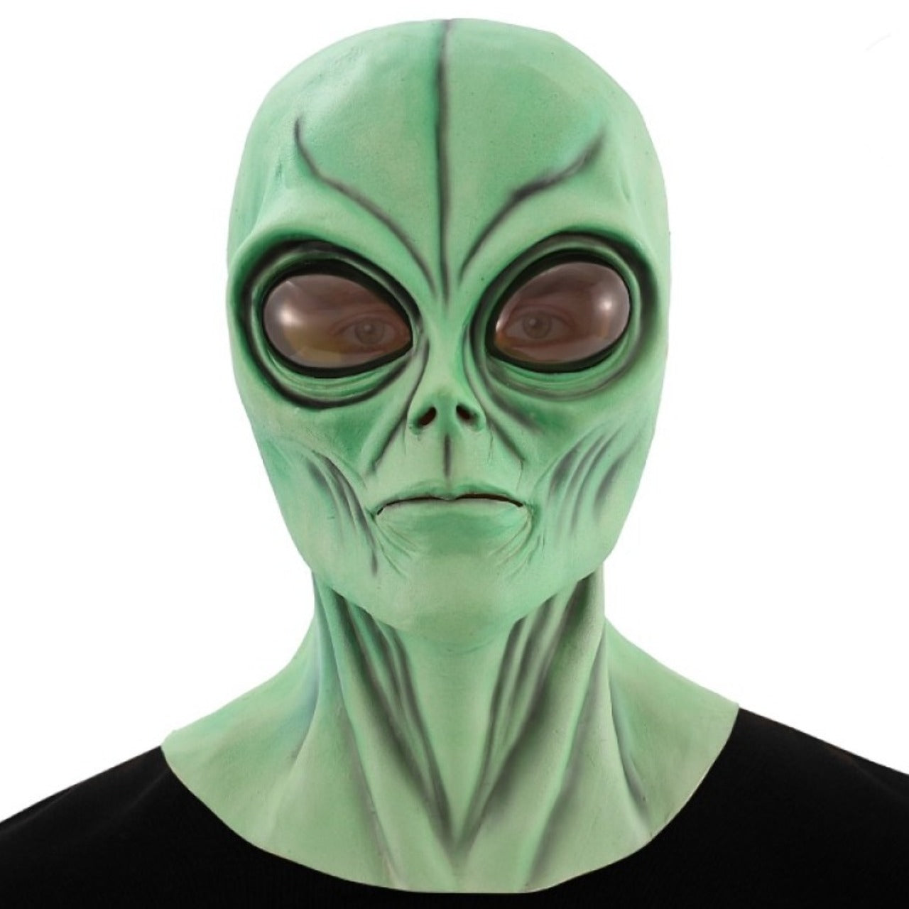 Maschera in lattice di Alien Area 51 Verde