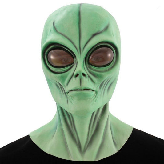 Maschera di Alien Area 51 Verde in lattice 