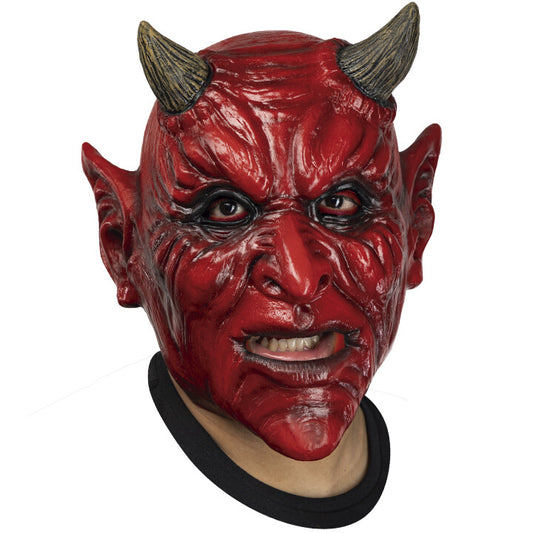 Maschera demone diavolo in lattice