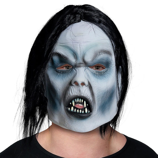 Maschera in lattice da Vampiro con capelli