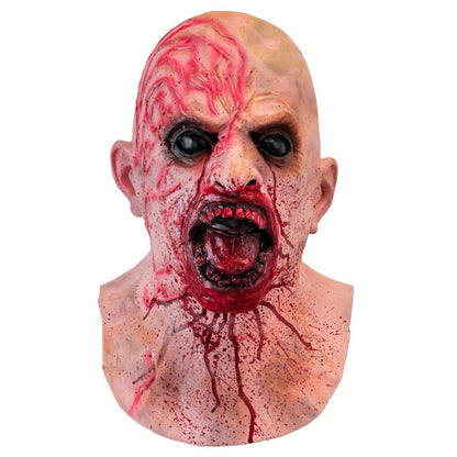 Maschera in lattice da Zombie Sanguinante con Collo
